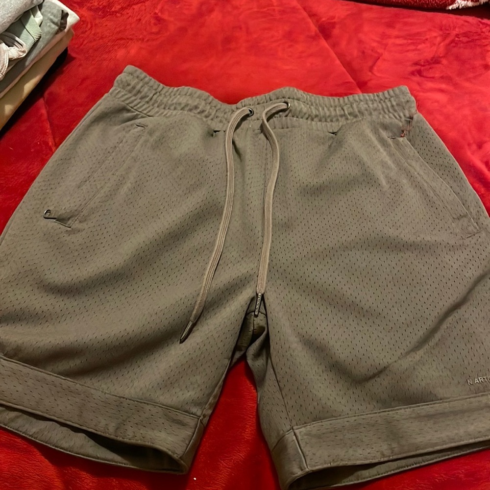 Gray basketball shorts